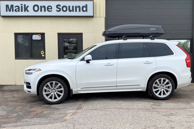 2016 Volvo XC-90 with professional window tint in North Bay